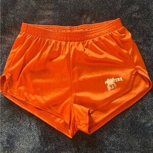 Dolfin Orange Athletic Shorts Lightweight Elastic Waist